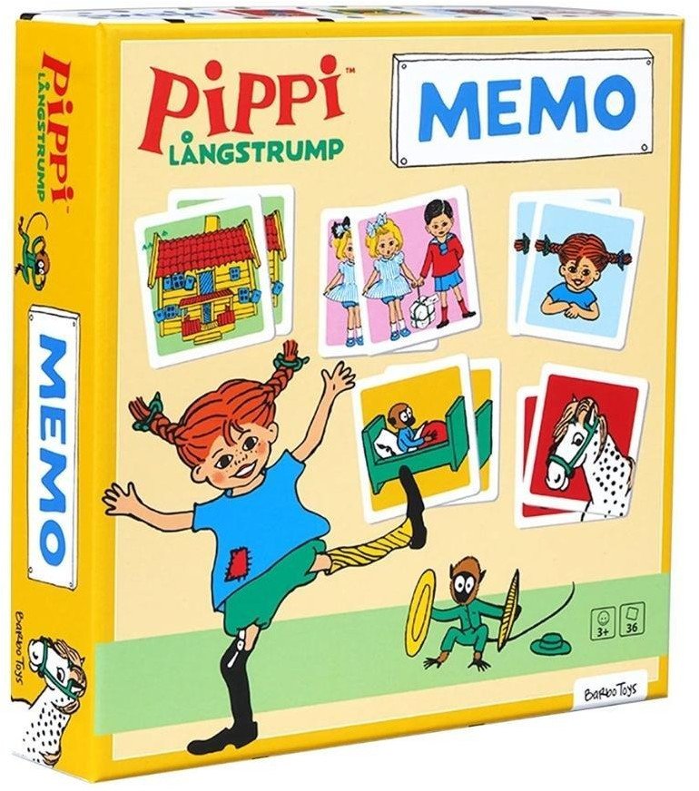 Memory dla dzieci Pippi 36el