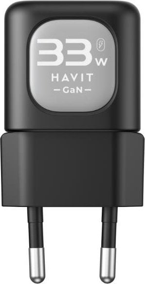 Ładowarka Havit UC20 EU USB-C+USB-C+USB-A (czarny)