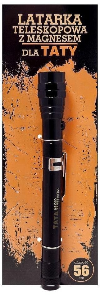 Latarka teleskopowa z magnesem dla Taty