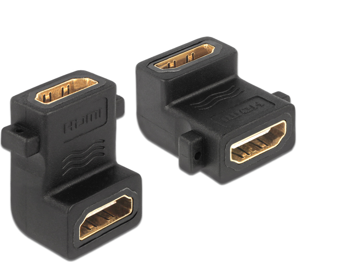 Adapter AV Delock HDMI - HDMI czarny (65510)