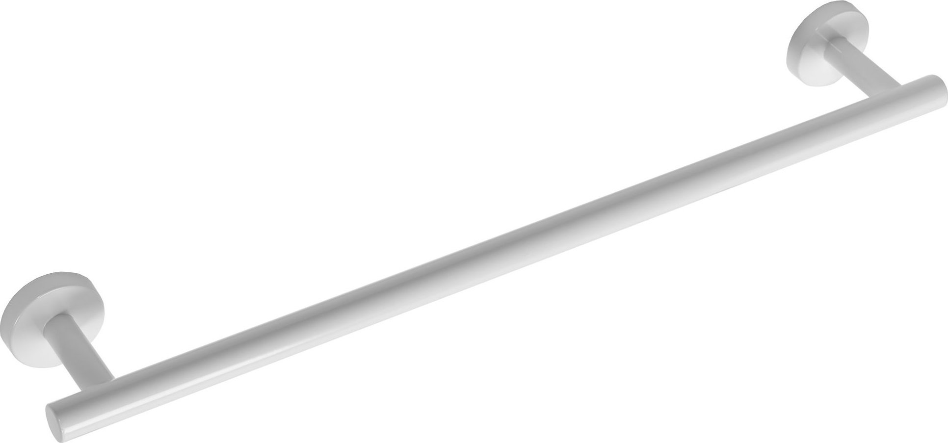 Tutumi Wieszak łazienkowy jednoramienny Biały 322232B