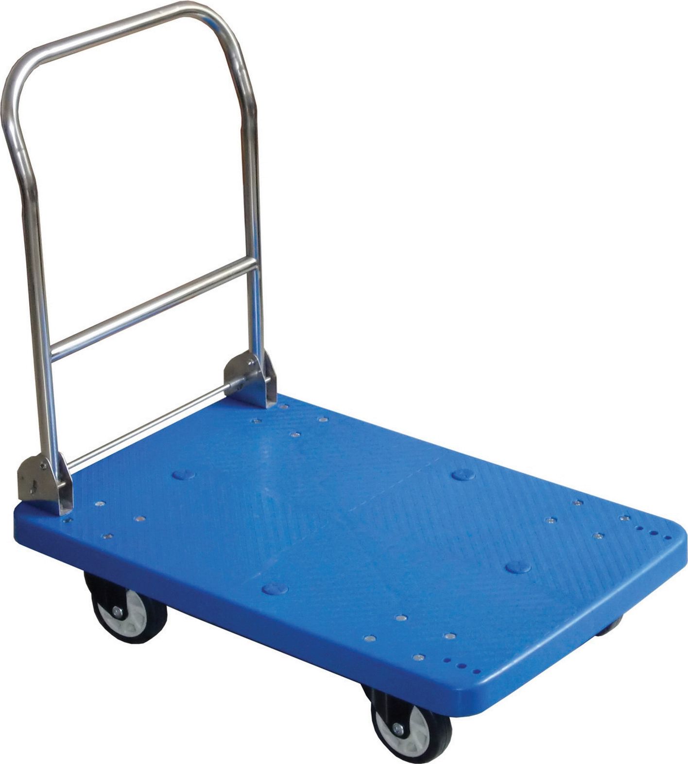 Hendi Wózek platformowy transportowy ze składanym uchwytem 73x48cm do 150kg Wózek platformowy transportowy ze składanym uchwytem 73x48cm do 150kg