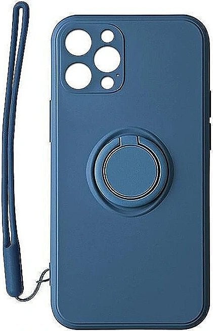 Mocco Pastel Ring Silicone Back Case for Xiaomi Mi 10T 5G Blue