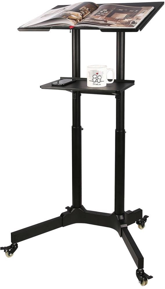 Art STOLIK NA KÓŁKACH/STACJA ROBOCZA pod notebooka/projektor (STO S-10B)