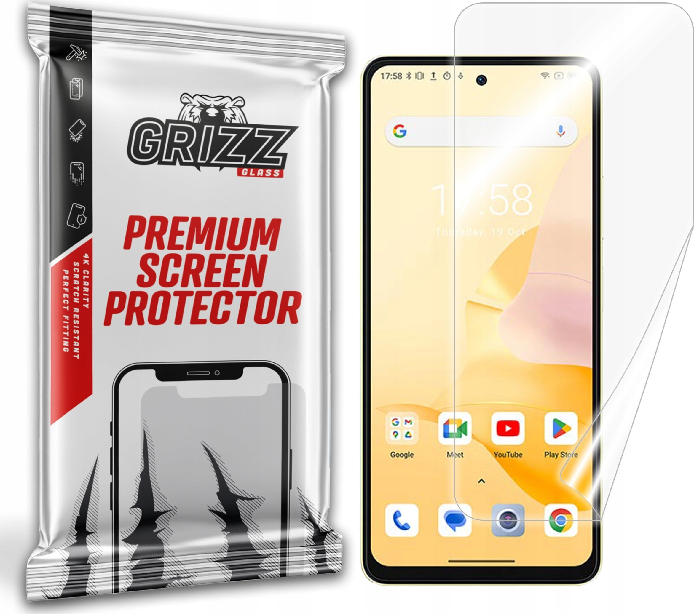 GrizzGlass Folia ceramiczna GrizzGlass CeramicFilm do Blackview Shark 8