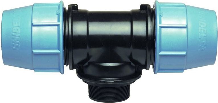 Unidelta Trójnik redukcyjny PE GZ PE 40mm x 6/4" x 40mm (603541)