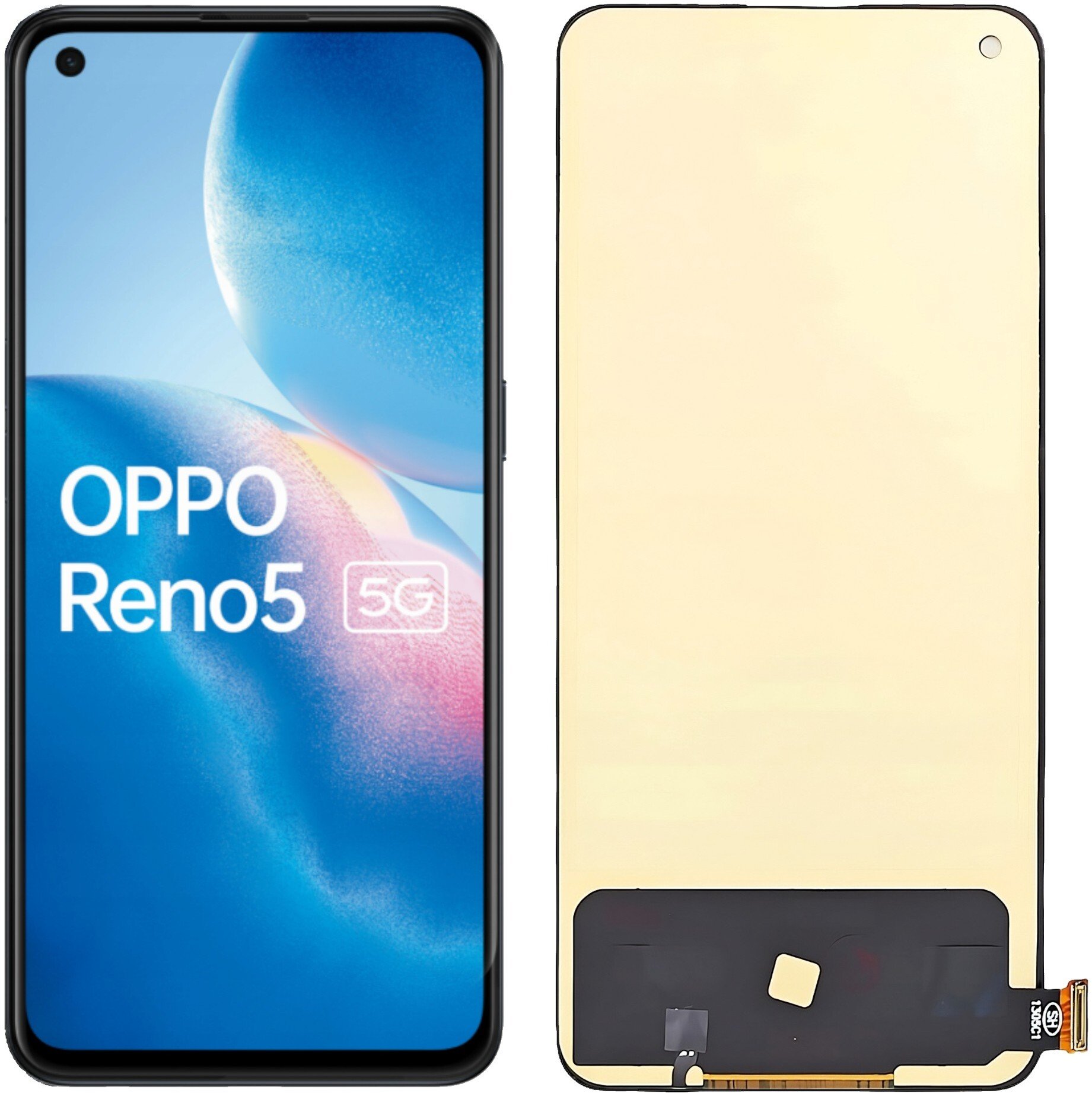 Wyświetlacz do Oppo Reno 5 5G LCD CPH2145 Ekran Incell