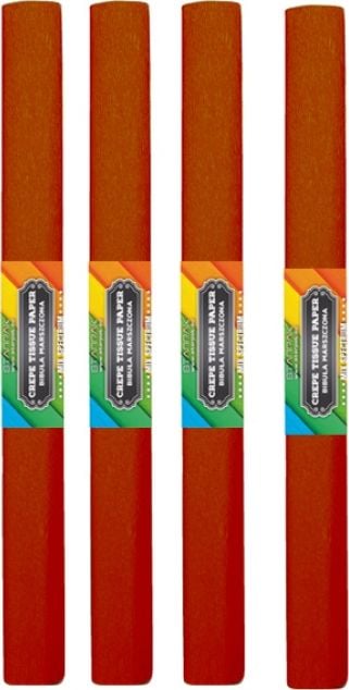 Starpak Bibuła marszczona 50x200cm brązowa jasna 10szt.