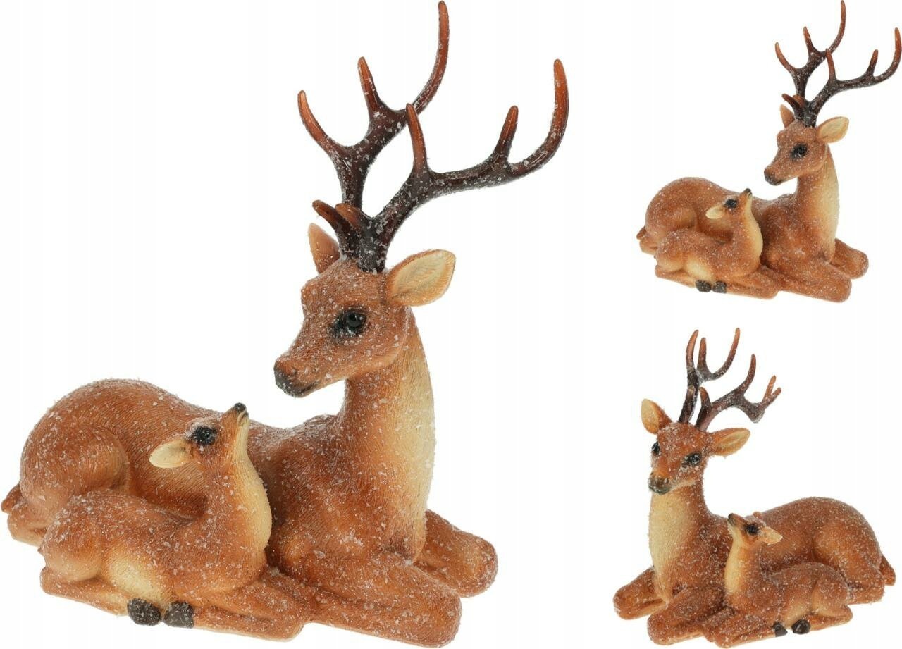 Dekoracja świąteczna Świąteczna dekoracja stołowa Renifer z reniferkiem