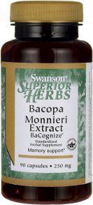 Swanson Bacopa Monniera BeCognize extr. 90 kaps.
