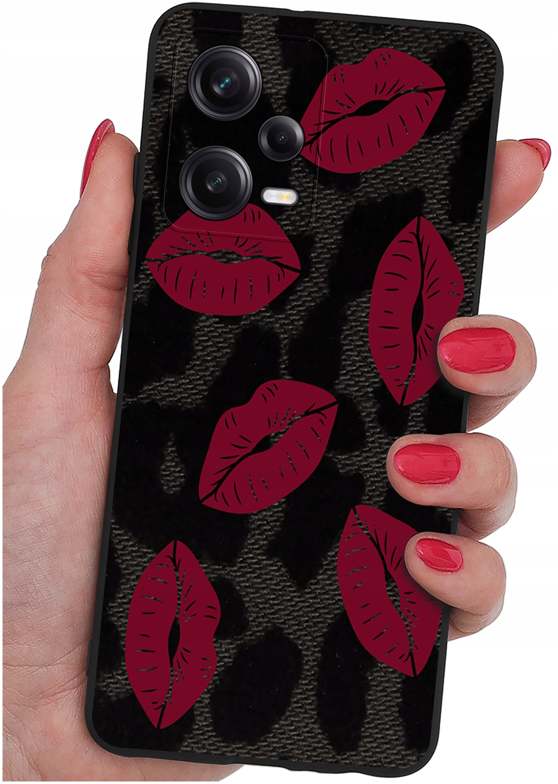 ETUI do Xiaomi Redmi Note 12 5G |Poco X5 5G | WZORY | SILIKONOWE MATT SZKŁO