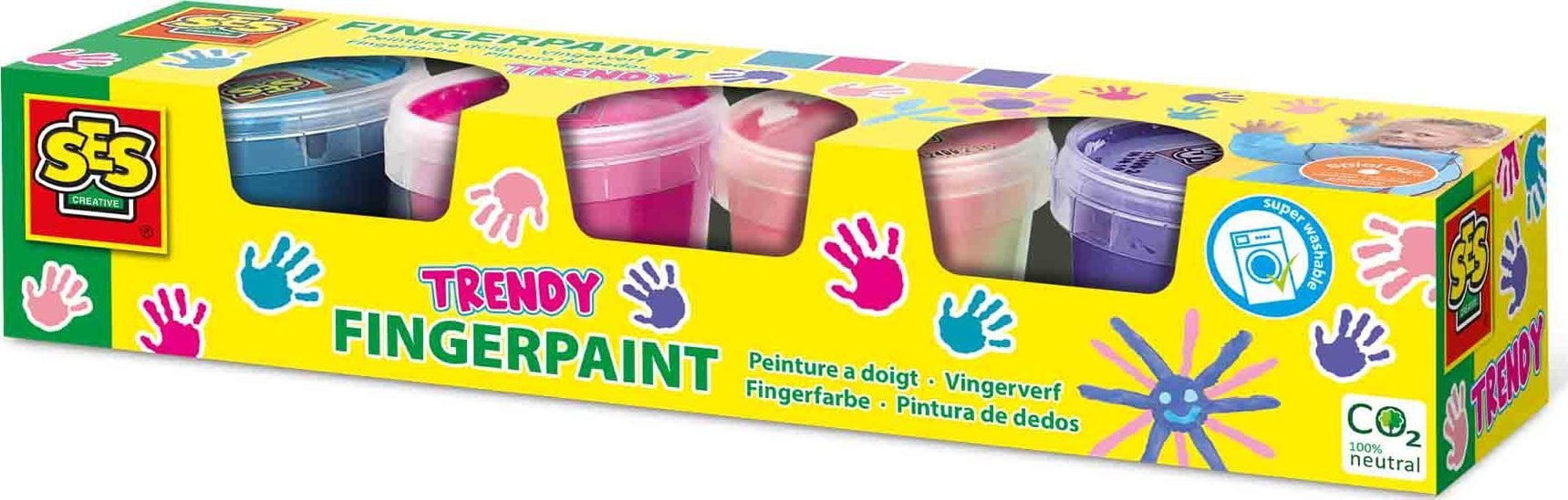 SES SES Malowanie palcami 4kol 4x110ml 00392 03920