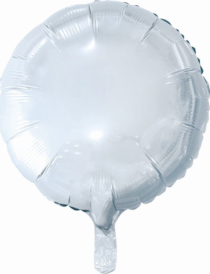 GoDan Balon foliowy OKRĄGŁY, biały, 18 cali
