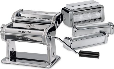 Kuchenprofi Maszynka do makaronu, 4 wymienne krajacze, 28 x 21,5 x 21,5 cm Vitale 150 / Kuchenprofi