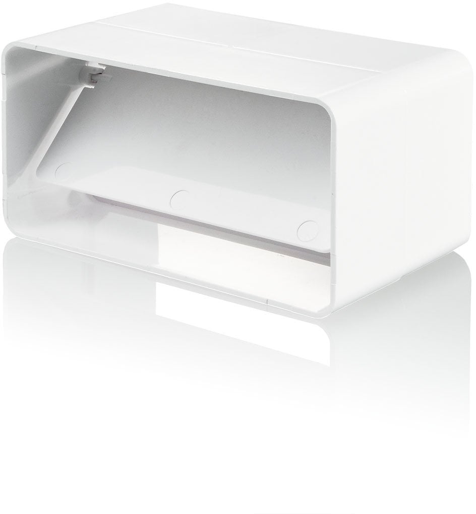 Łącznik kanału płaskiego z zaworem zwrotnym 60x204 biały KP60-22