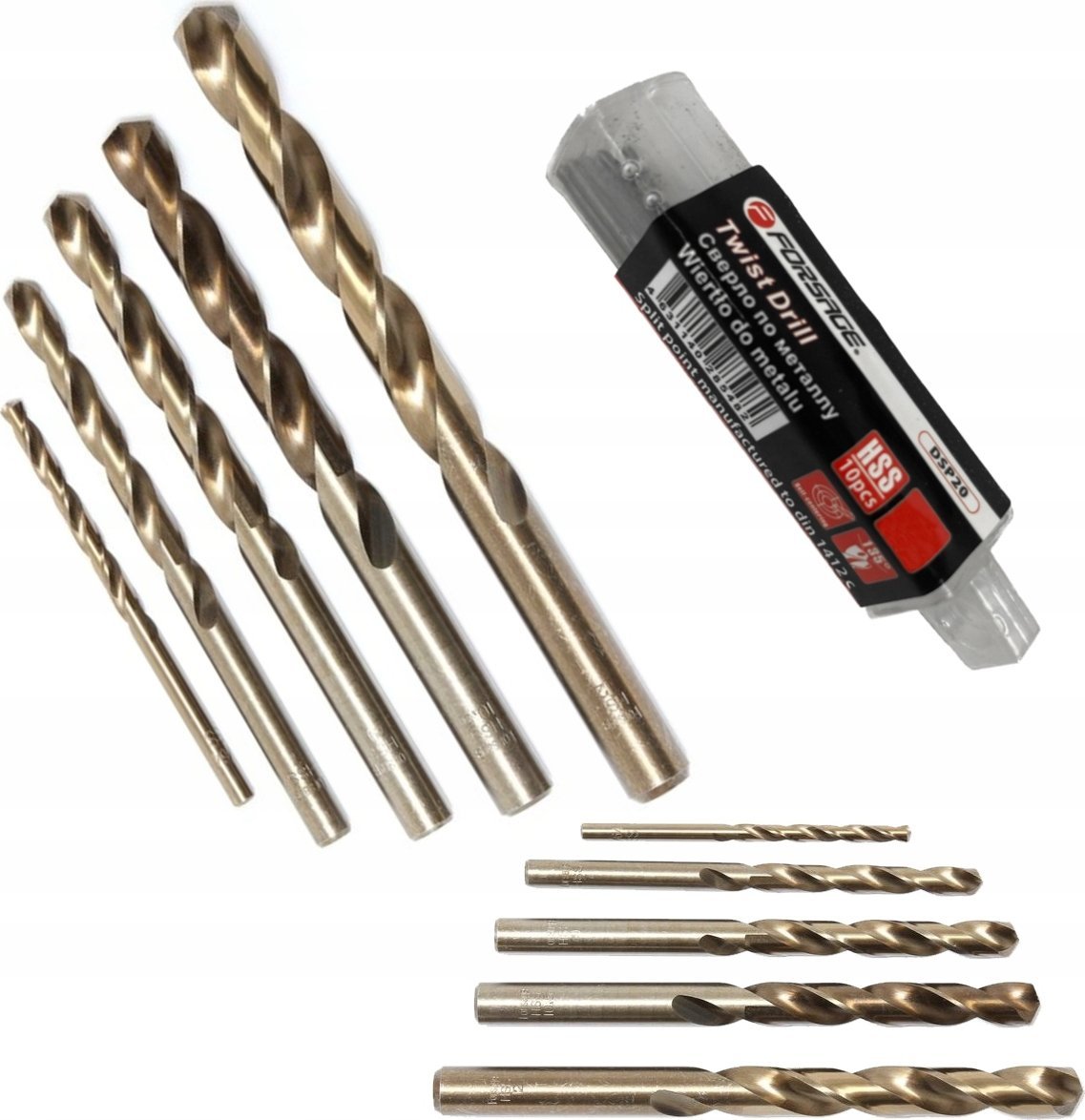 Wiertło Forsage Wiertło do metali 6.0 mm HSS (10 szt) w plastikowej walizce