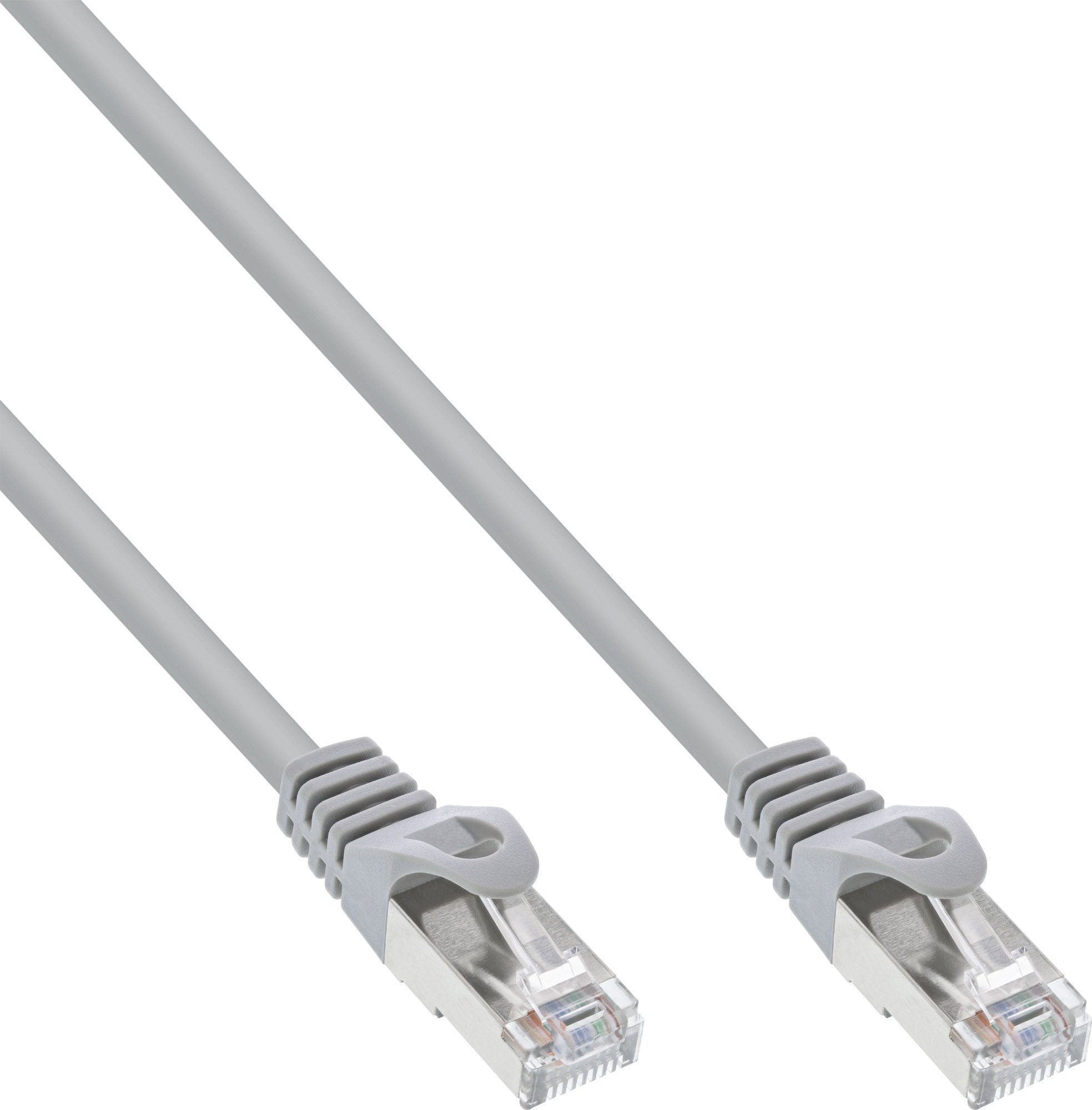InLine 20pcs. pack Bulk-Pack InLine® Patch cable, SF/UTP, Cat.5e, grey, 7.5m
