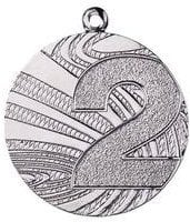 Victoria Sport Medal srebrny stalowy - Szachy z grawerowaniem laserem - RMI