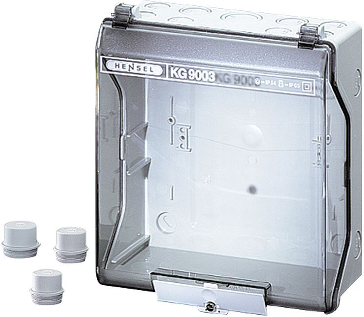 Hensel Obudowa pusta 217x253x115mm IP65 KG 9003 (3300141)