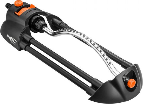 Neo Zraszacz oscylacyjny, metalowy pałąk, 18 dysz, regulacja siły strumienia 15-771