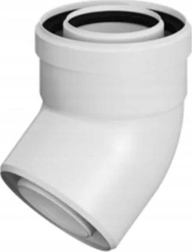 Ricom PP-PP KOLANO KONC 45ST DN80/125 USZCZ.