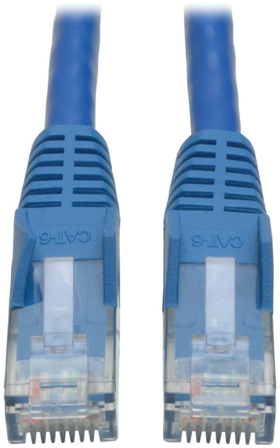EATON TRIPPLITE Cat6 Gigabit Snagless Molded UTP Ethernet Cable RJ45 M/M Blue 0,91m