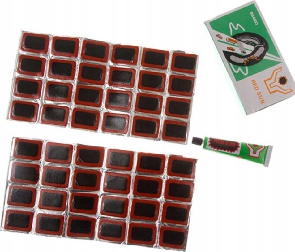 Korbi ŁATKI DO DĘTEK Z MOCNYM KLEJEM 48szt ROWEROWE