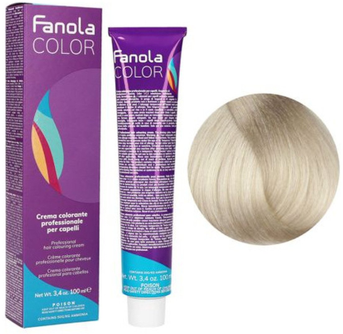 Fanola Color Krem koloryzujący Farba do włosów 100ml Super Blonde Plat. Pearl (11.2)