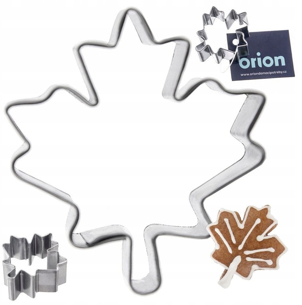 Wykrawacz do ciastek stalowy liść 4 cm