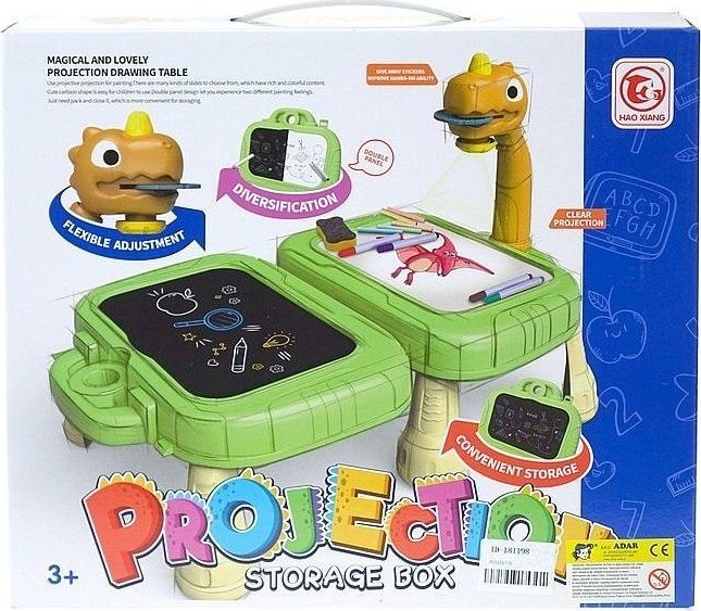 Projektor na baterie wymienne obrazki, akcesoria