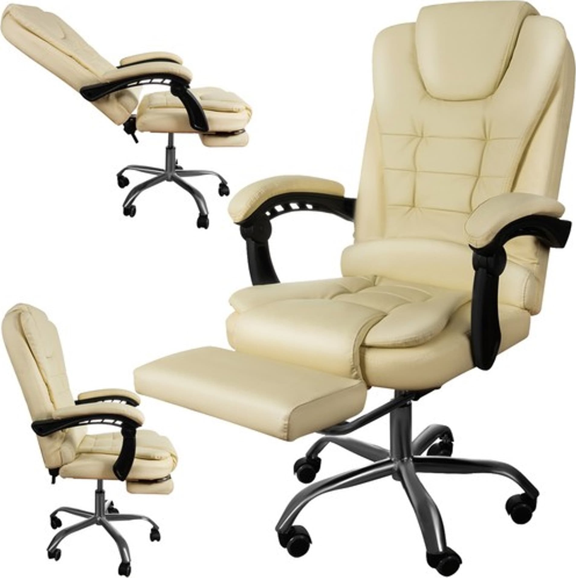 Krzesło biurowe Malatec 23287 Beżowe