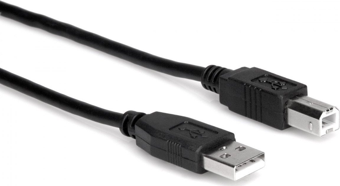 Kabel USB Hosa USB-A - USB-B 0.91 m Czarny (USB-203AB)