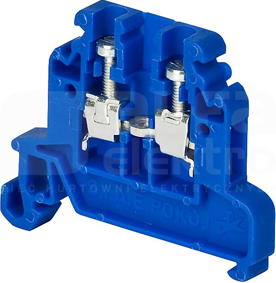 Pokój ZG-G Złączka przelotowa gwintowa niebieska - A11-8106