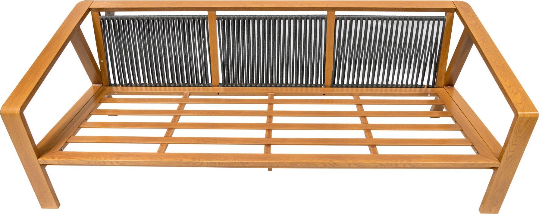 1DEA.me Meble Ogrodowe Aluminiowe Dwie Sofy + Fotel + Stolik