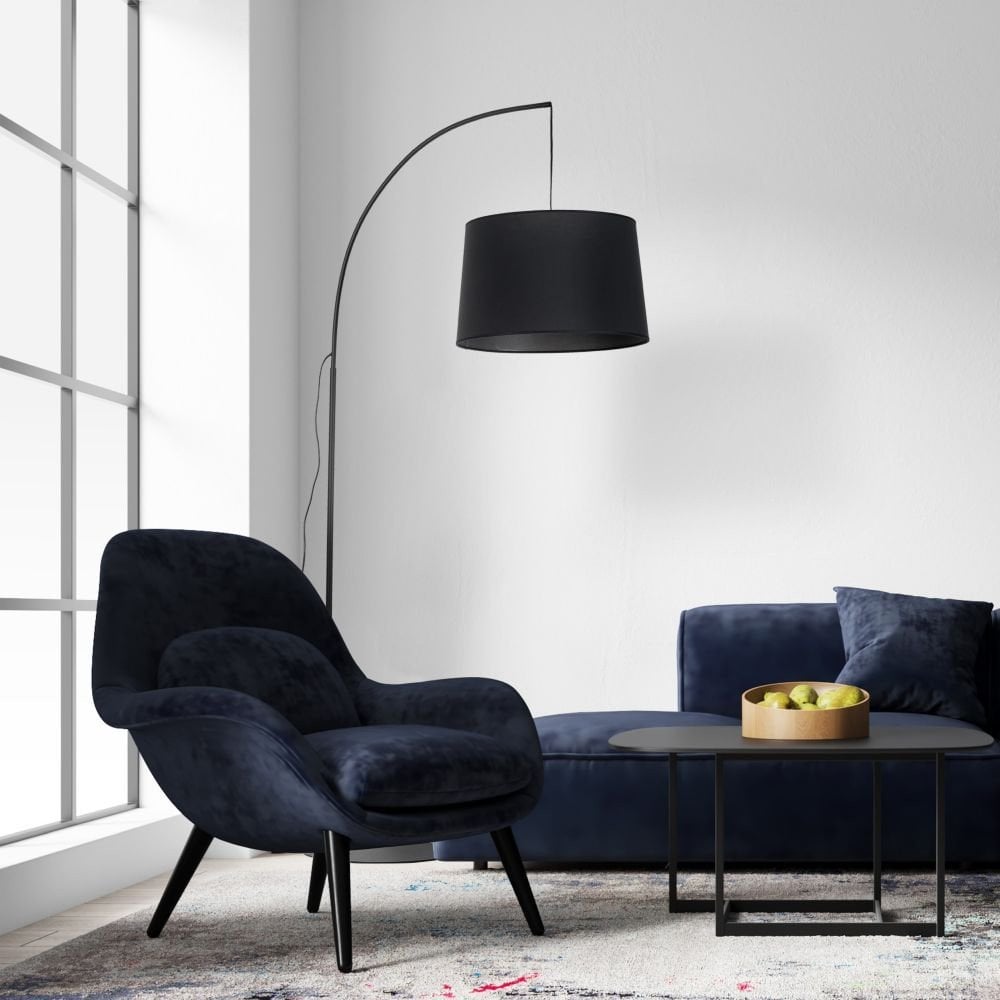 TK Lighting Orta 5417 lampa stojąca podłogowa 1x15W E27 czarna