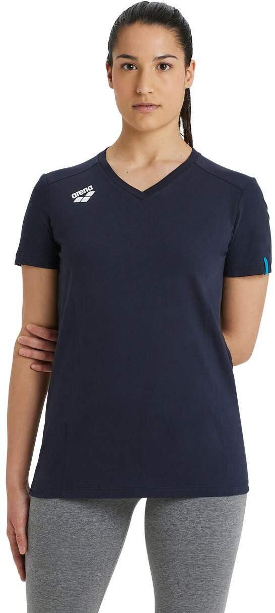 Arena KOSZULKA WOMEN'S TEAM T-SHIRT PANEL NAVY 004892/700 XS