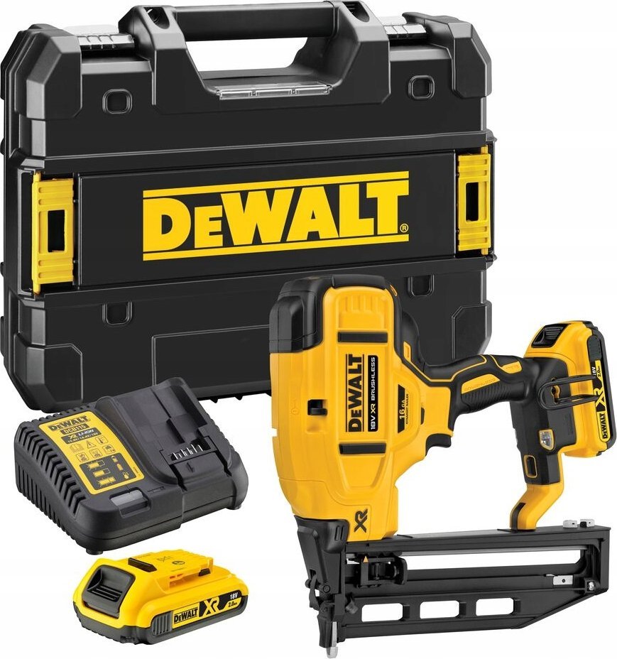Dewalt DEWALT. NAILER 18V DCN662D2 16Ga 32-64mm 2x2.0Ah BL CASE