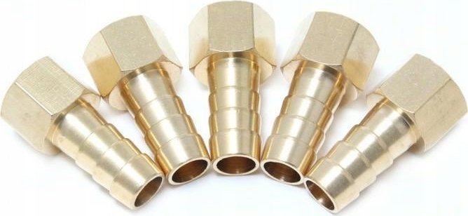 Forsage Króciec pneumatyczny gwint wewnętrzny 1/4" "jodełka" 8mm - kpl. 5szt.