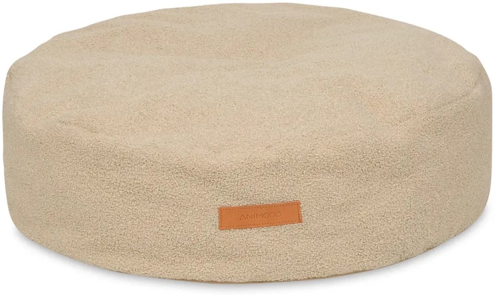 Legowisko pufa dla psa SPAJK ciemnobeżowe ANIMOOD