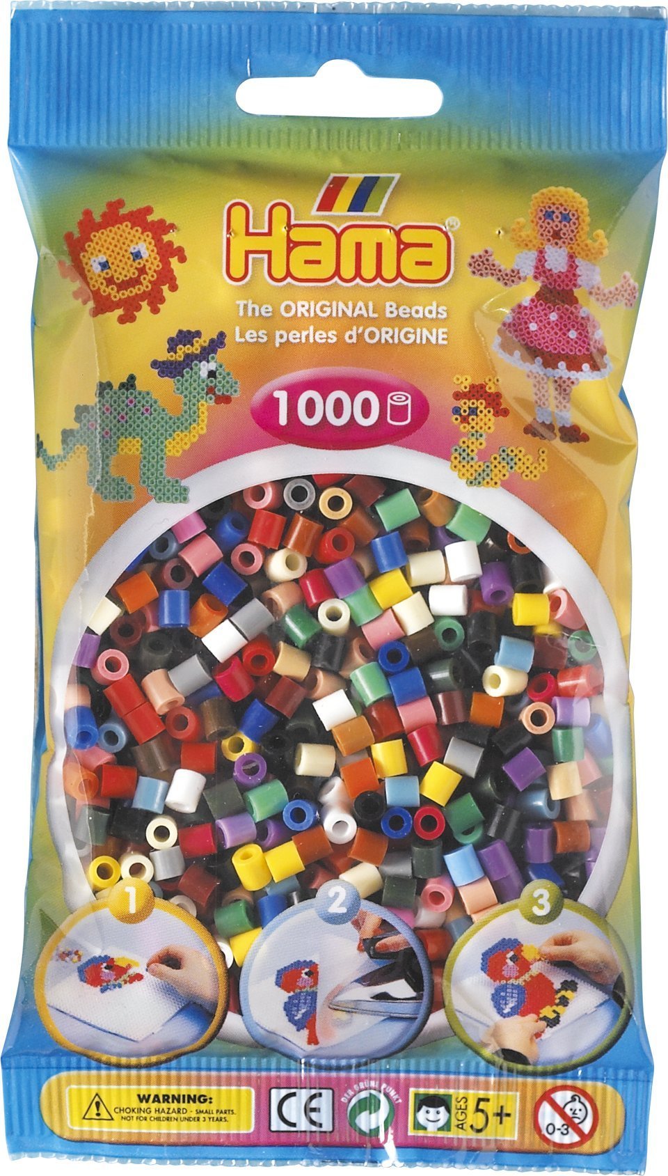Hama Beads Hama midi perler 1000stk mix 67