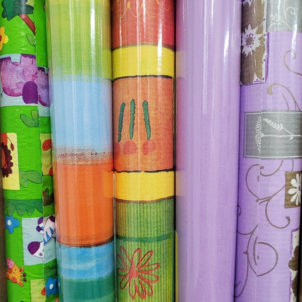 Fastima Papier zestaw do pakowania prezentów 57cmx2m 5szt ZST37