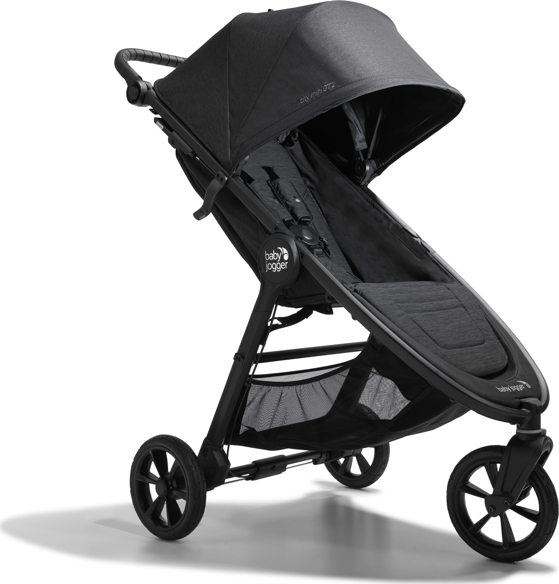 Wózek BABY JOGGER City Mini GT2 - wózek trójkołowy spacerowy, biegowy do 22 kg| Opulent Black