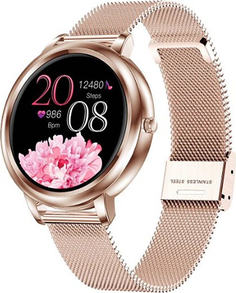 Smartwatch Hagen HD11.110.1410 Różowe złoto