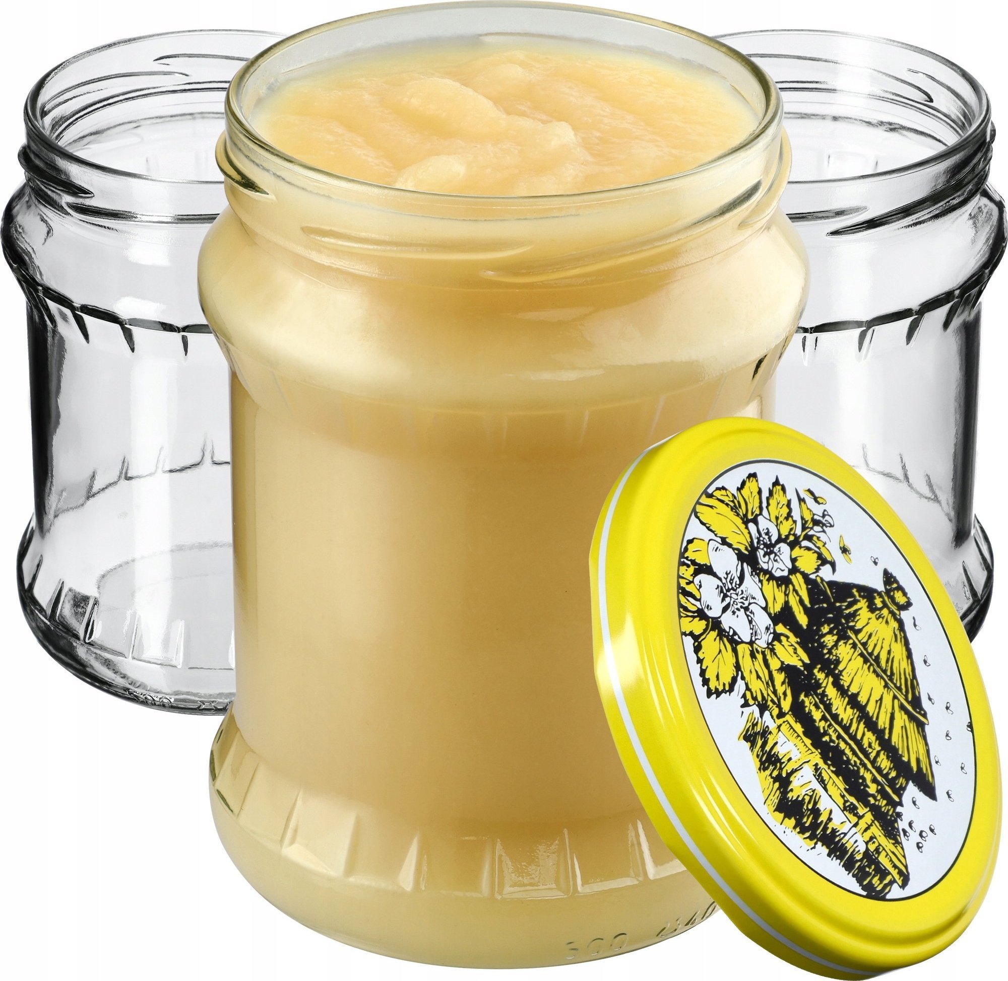 Kadax 16x Słoik Szklany 500ml Na Przetwory Miód Dżem