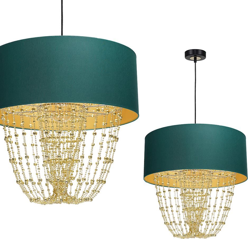 Lampa wisząca Milagro Glamour lampa wisząca zielona Milagro ALMERIA MLP6452
