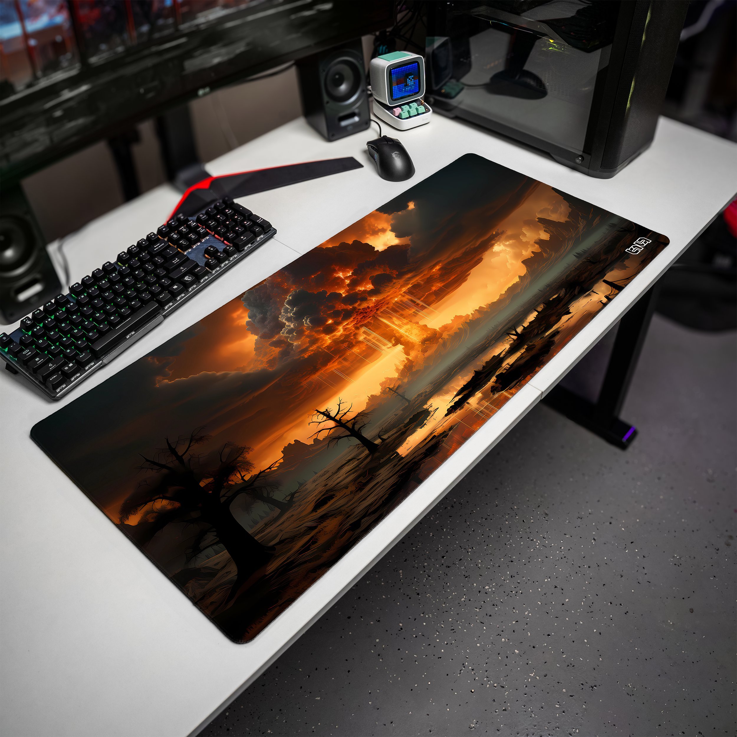 Podkładka Tilt PODKŁADKA POD KLAWIATURĘ Boom 90x40 TILT Duża XL Wodoodporna Gamingowa