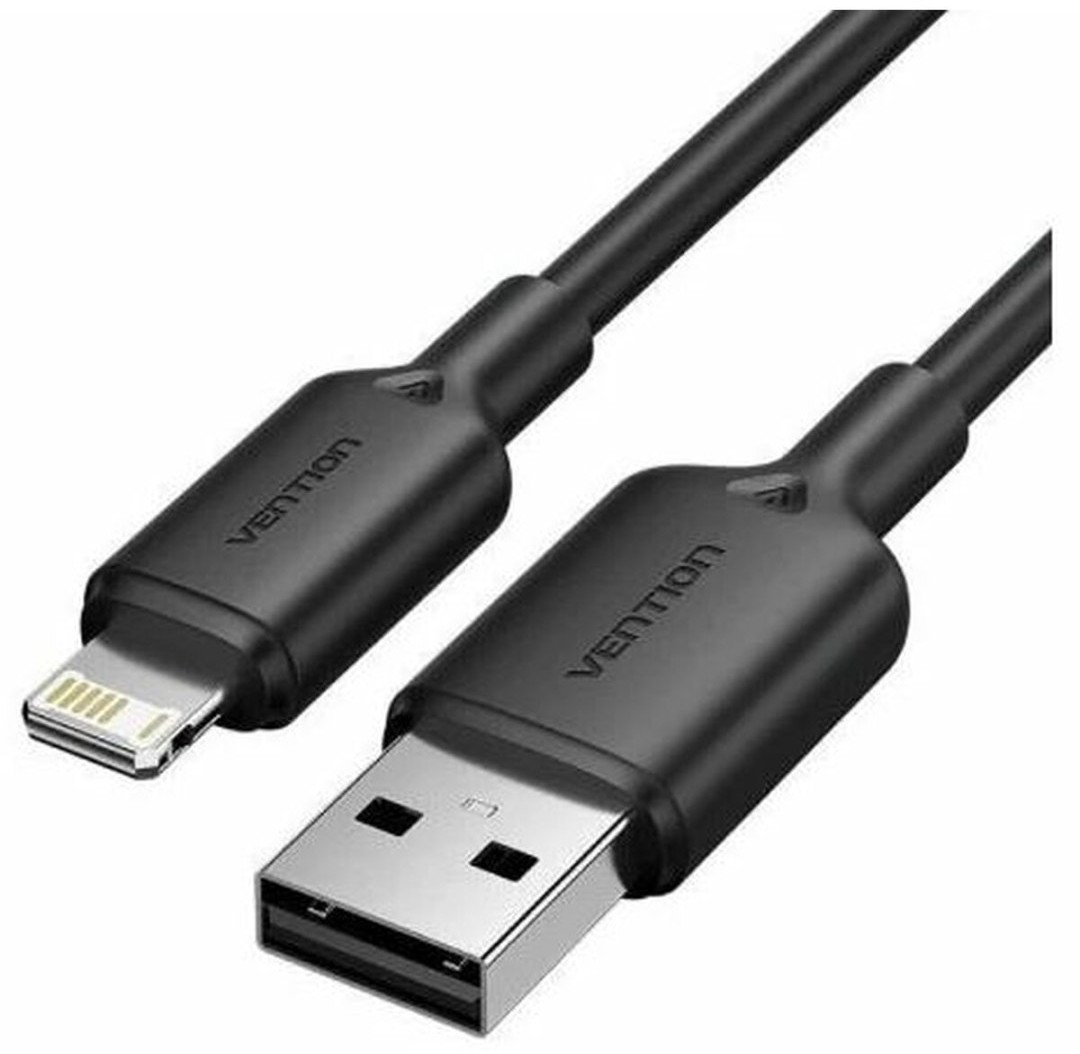 Kabel USB Vention USB-A - Lightning 2 m Czarny (S55293459)