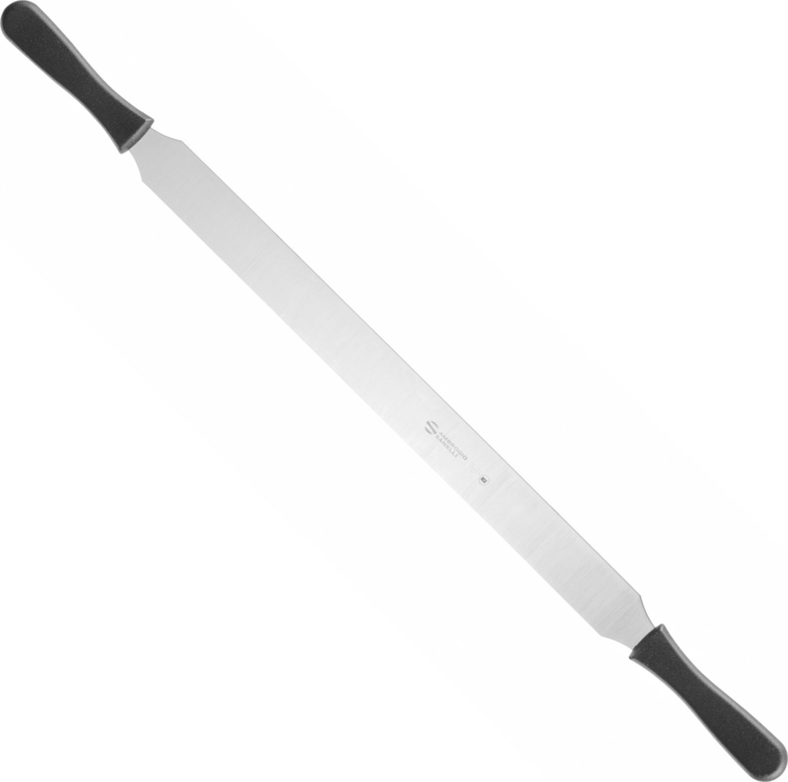 Ambrogio Sanelli Szpatuła łopatka cukiernicza płaska z dwoma uchwytami 705 mm Szpatuła łopatka cukiernicza płaska z dwoma uchwytami 705 mm