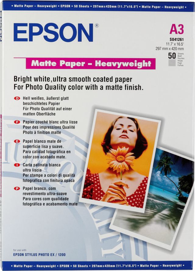 Epson Papier fotograficzny do drukarki A3 (C13S041261)