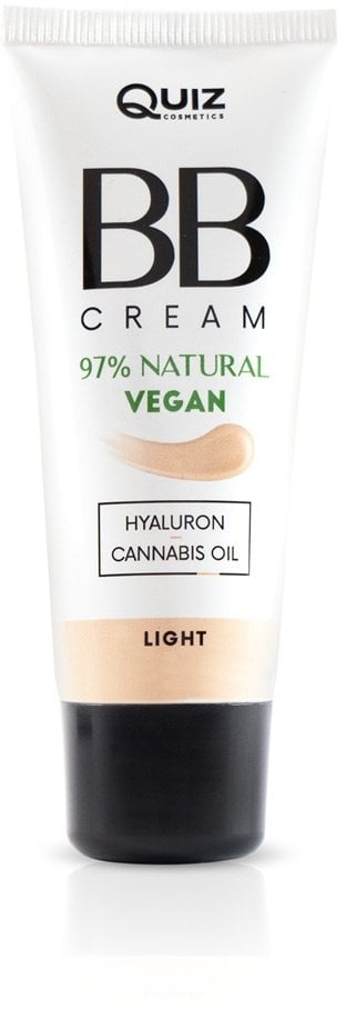 Quiz Cosmetics BB Cream krem BB wzbogacony kwasem hialuronowym i olejem konopnym Light 30ml